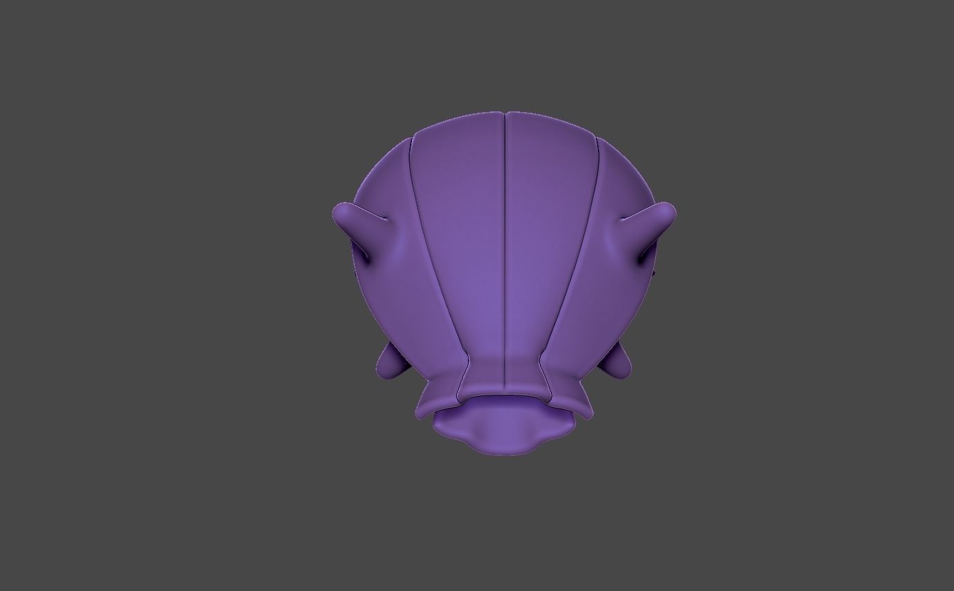 Pokemon shellder evolution pack 3D print model_19