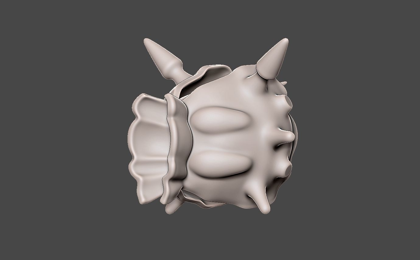 Pokemon shellder evolution pack 3D print model_7