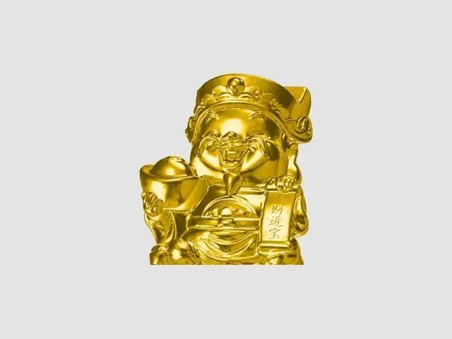 Chinese God of Wealth 3D print model