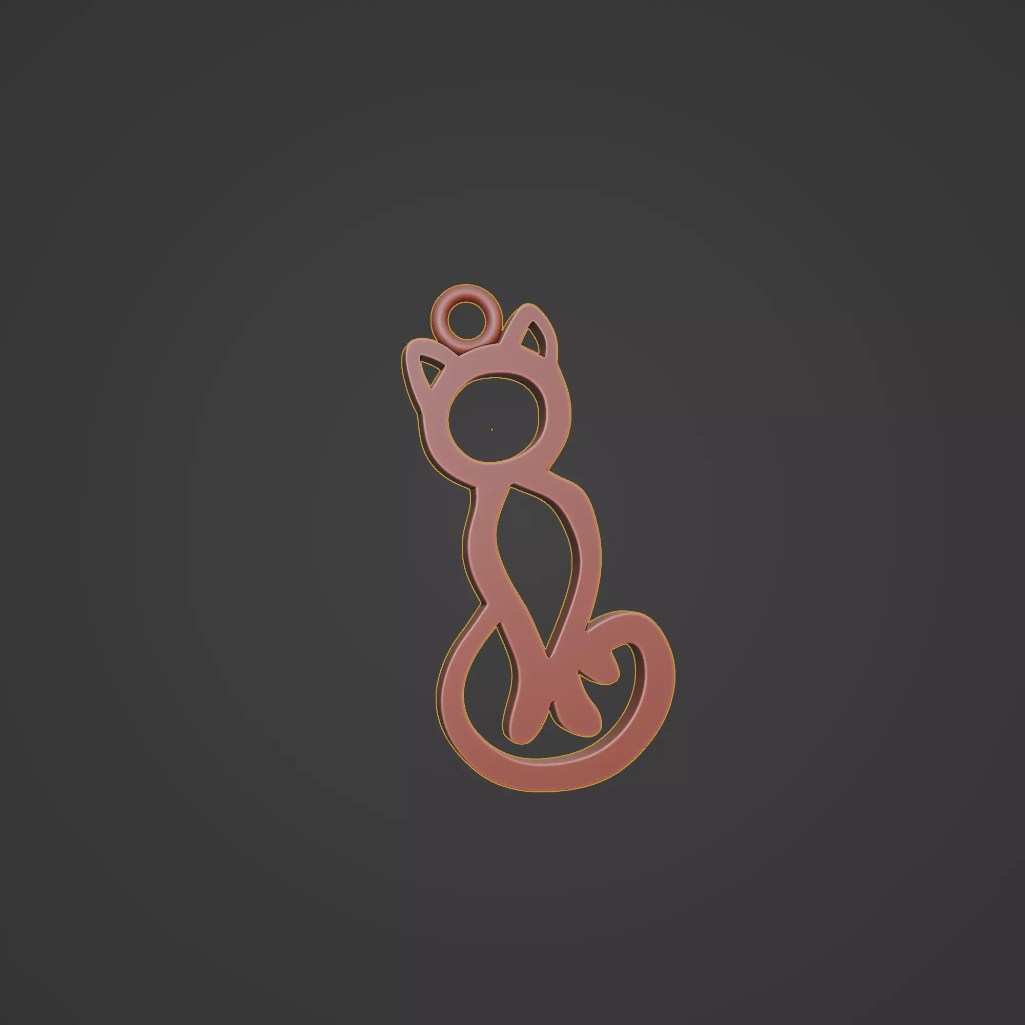 dije gato Free 3D print model