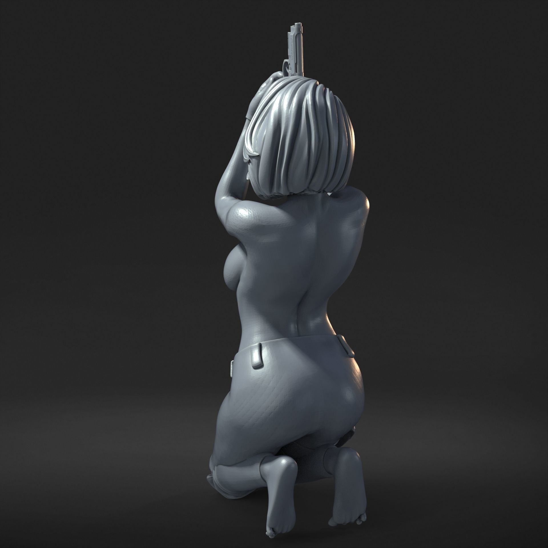 HORNY AND DANGEROUS - NSFW - EROTIC MINIATURE 75 MM SCALE 3D print model_1