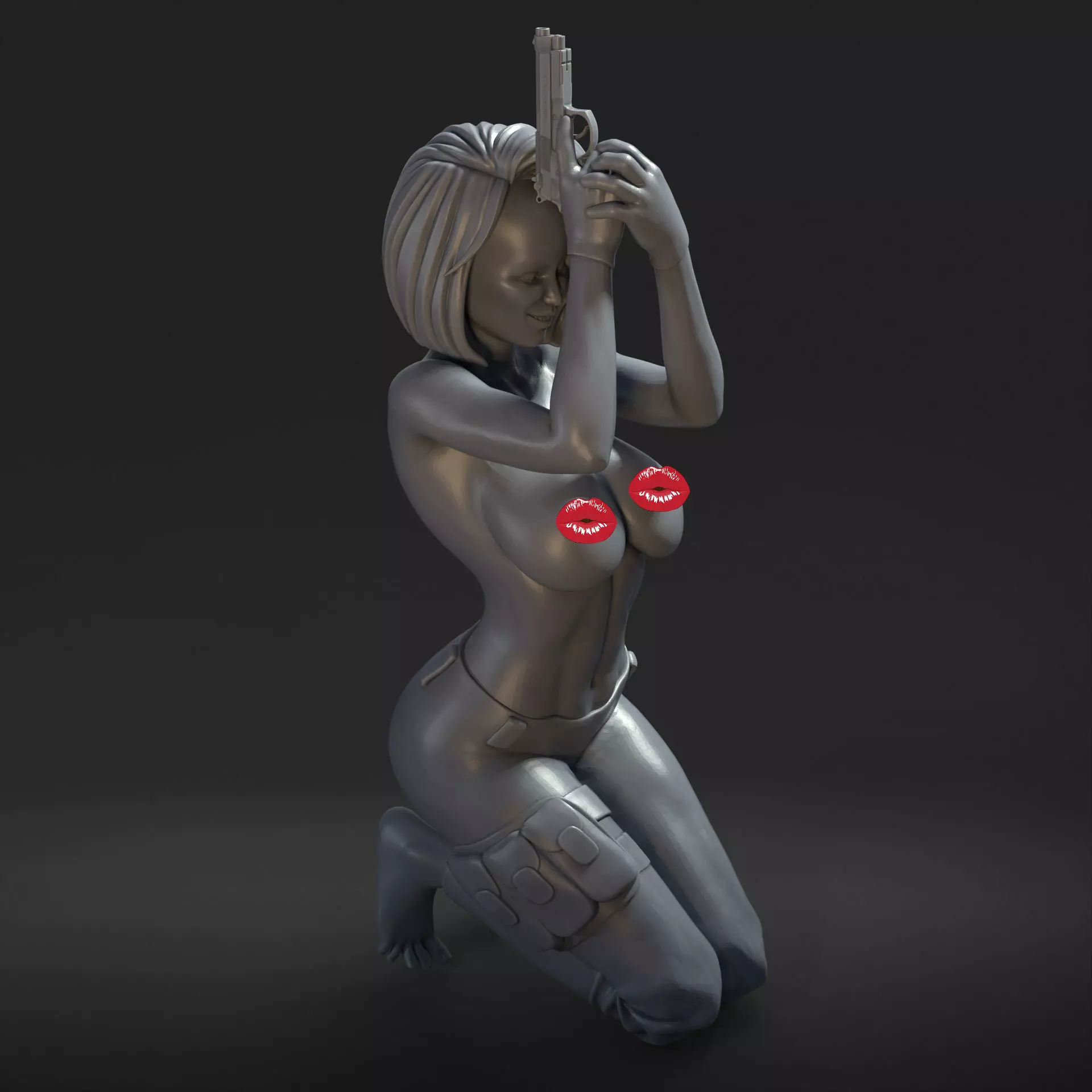HORNY AND DANGEROUS - NSFW - EROTIC MINIATURE 75 MM SCALE 3D print model_0