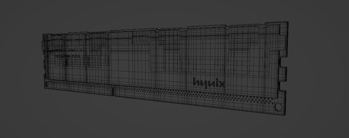 ECC RAM CARD 3D model_3