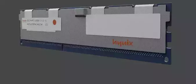 ECC RAM CARD 3D model