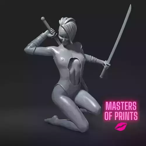 HORNY AND DANGEROUS - NSFW - EROTIC MINIATURE 75 MM SCALE