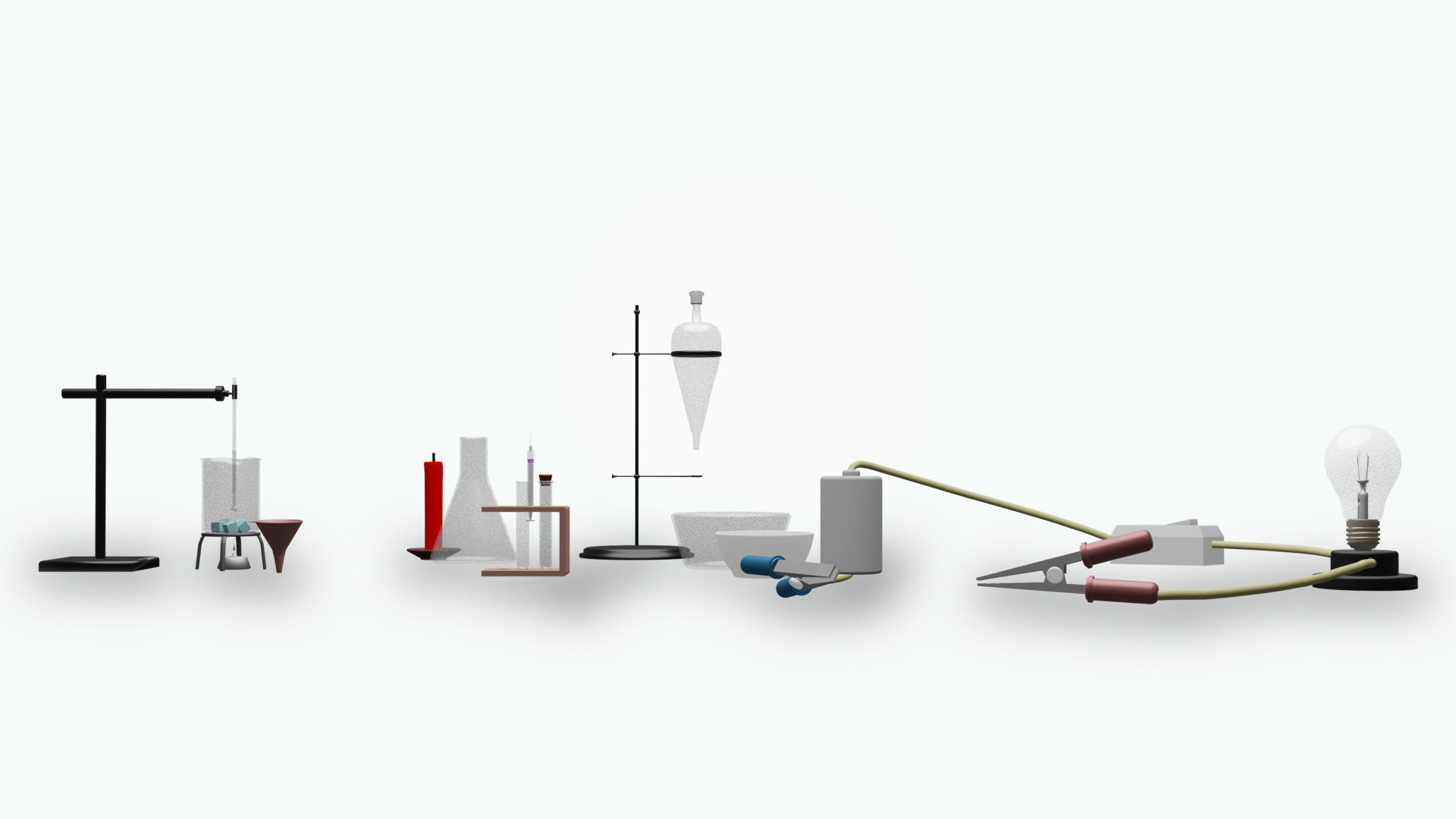 Chemistry Free low-poly 3D model_2