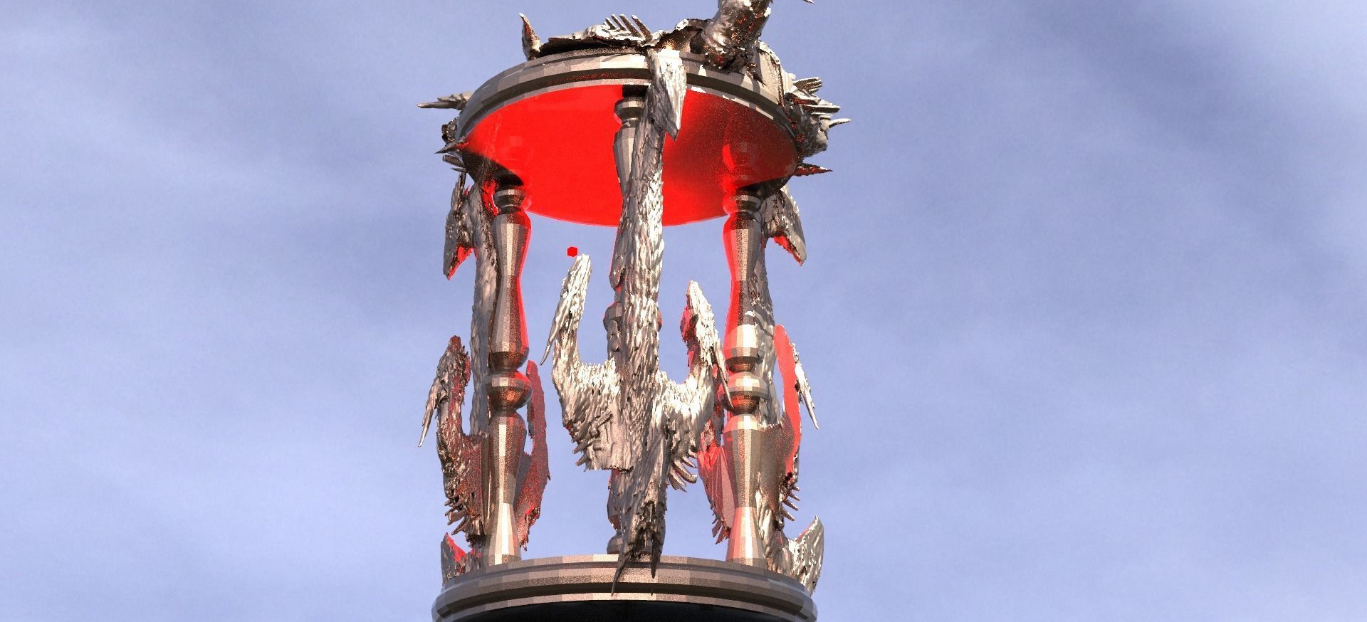 Dark Dragon hourglass collection 1 3D model_9