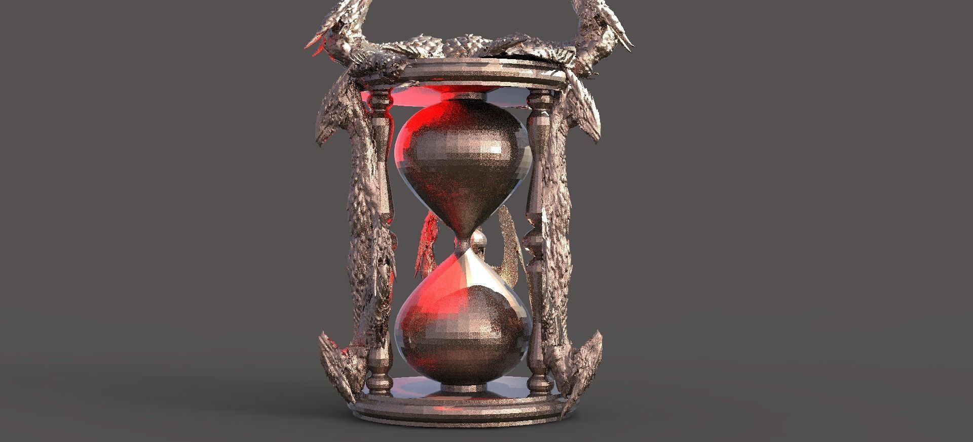 Dark Dragon hourglass collection 1 3D model_5