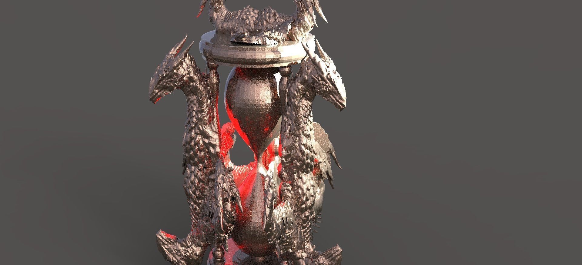 Dark Dragon hourglass collection 1 3D model_3