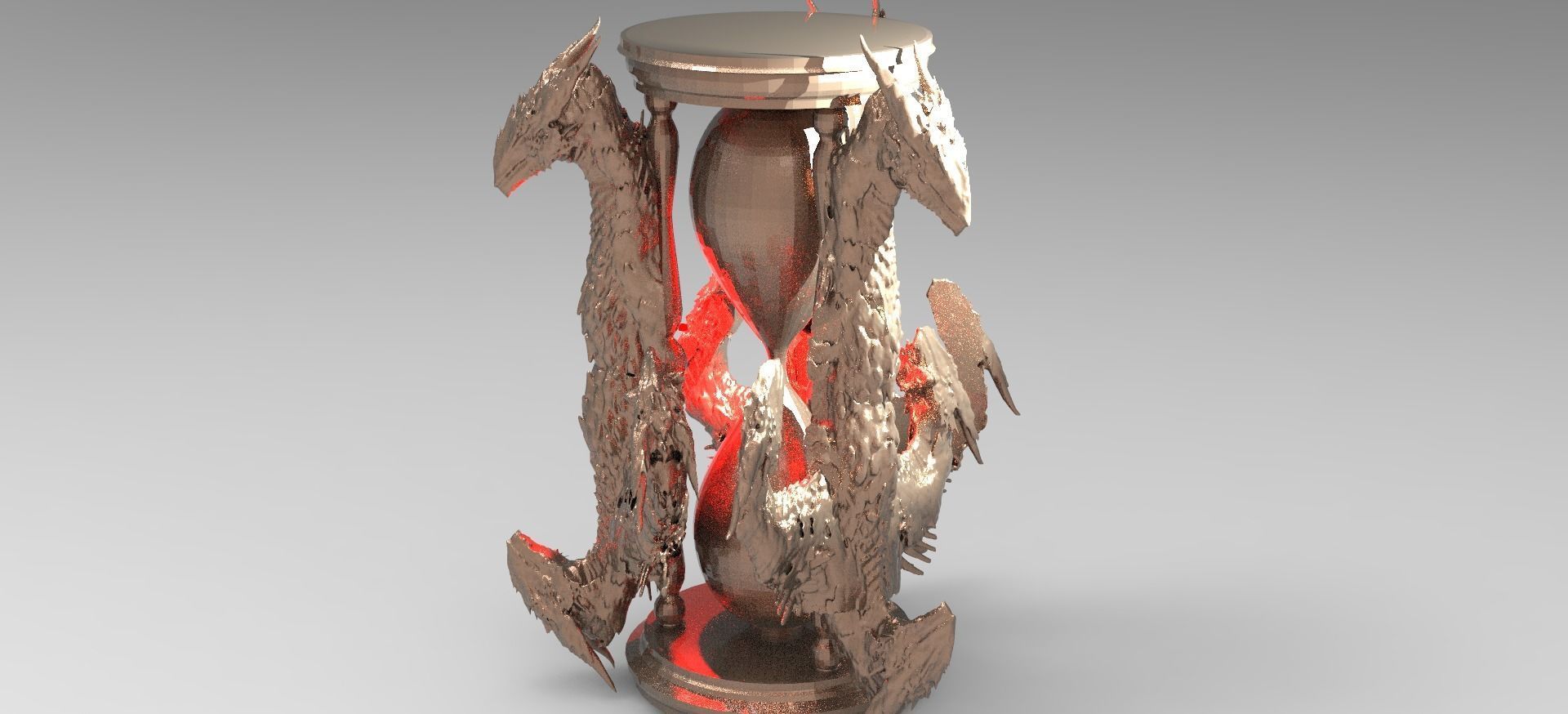 Dark Dragon hourglass collection 1 3D model_12