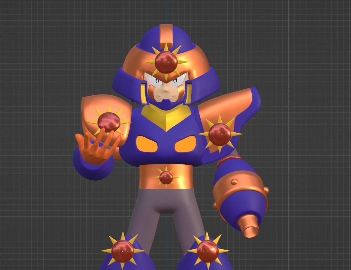 Sunstar Mega Man V 3D model_6