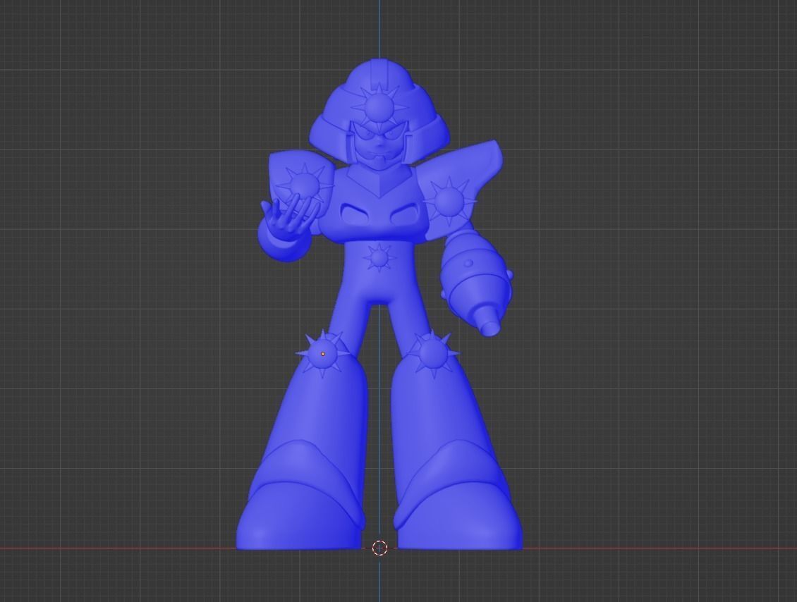 Sunstar Mega Man V 3D model_12