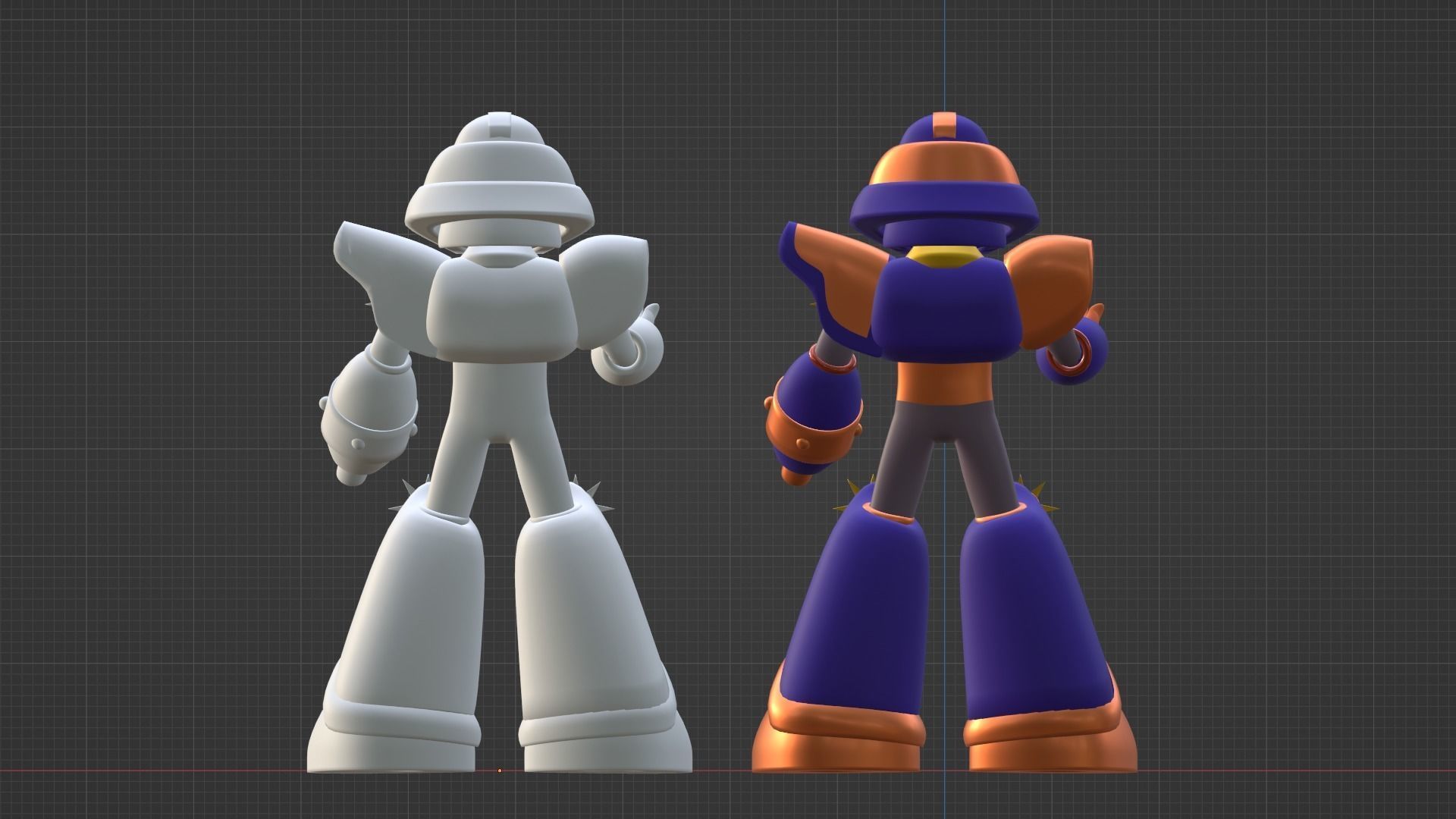 Sunstar Mega Man V 3D model_14
