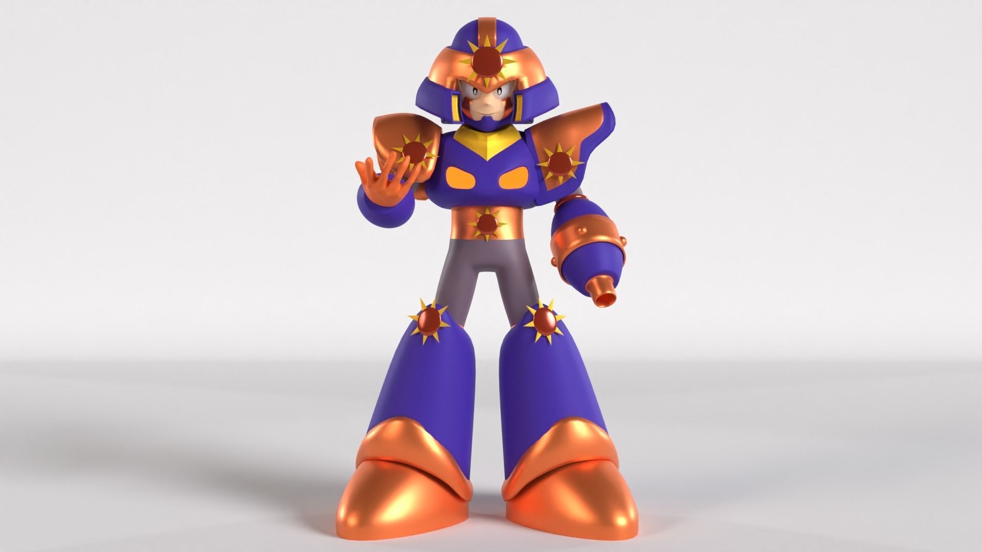 Sunstar Mega Man V 3D model_1