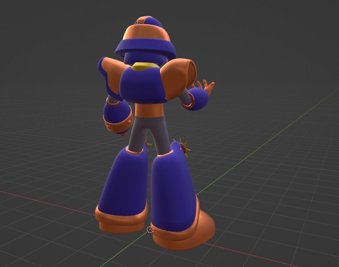 Sunstar Mega Man V 3D model_4