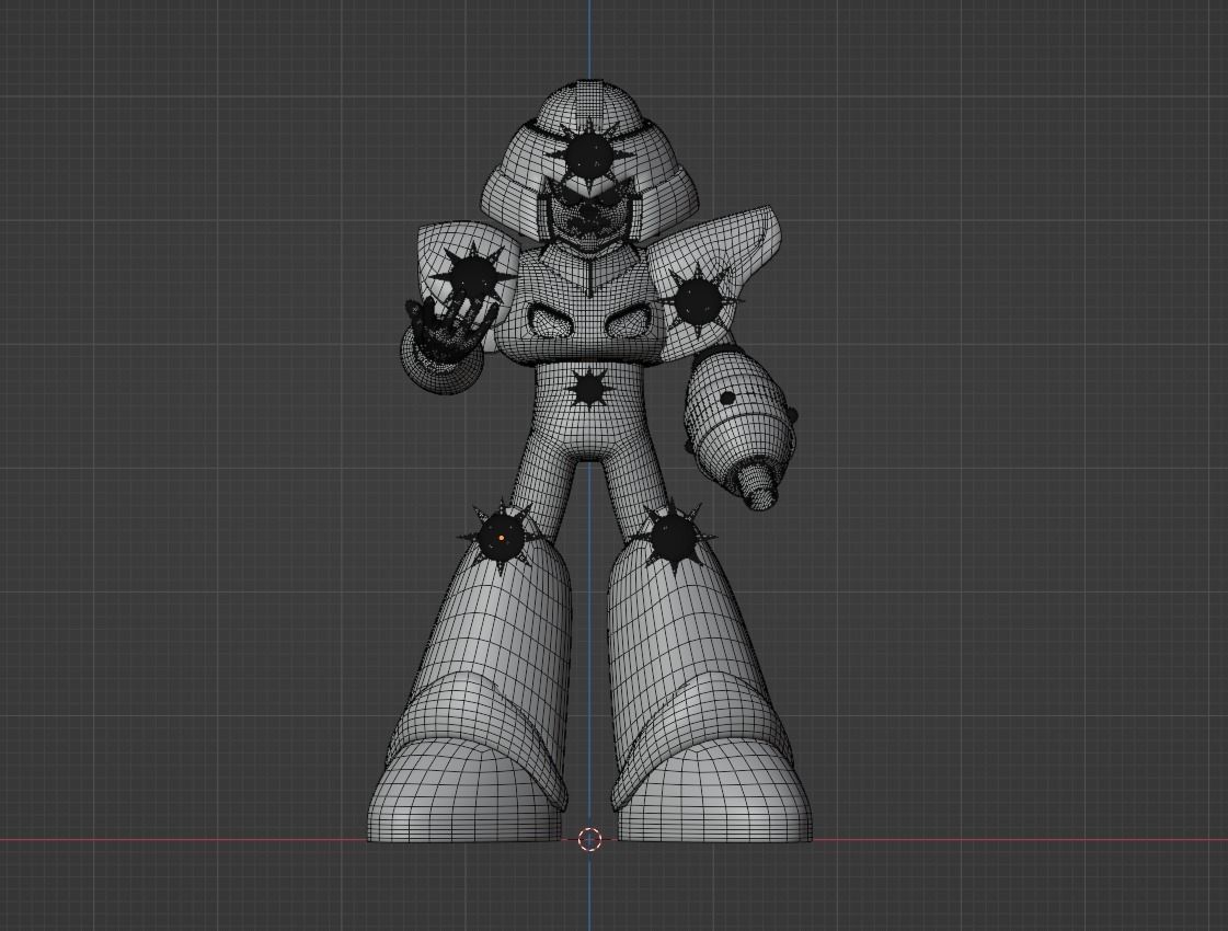 Sunstar Mega Man V 3D model_7
