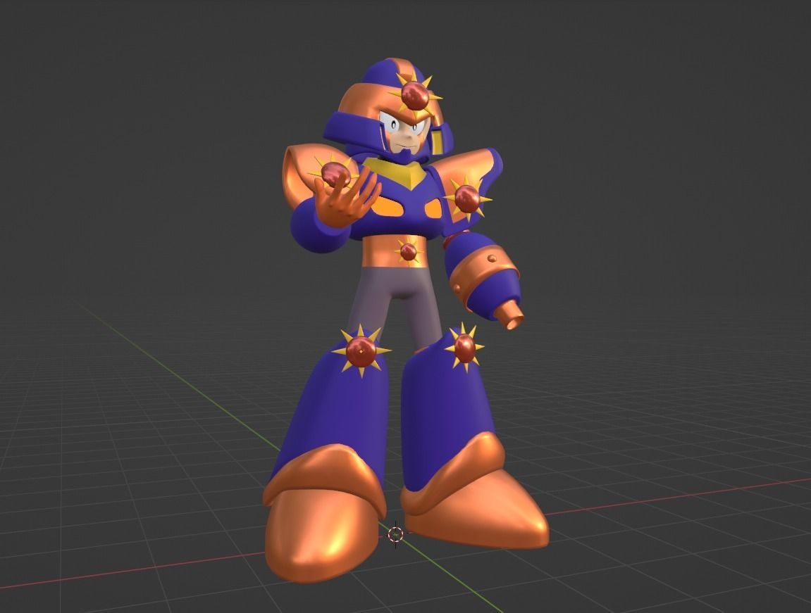 Sunstar Mega Man V 3D model_3
