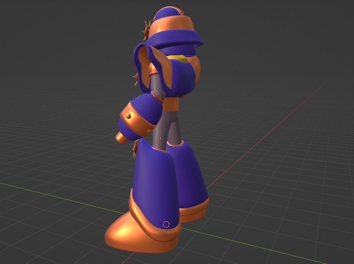 Sunstar Mega Man V 3D model_5