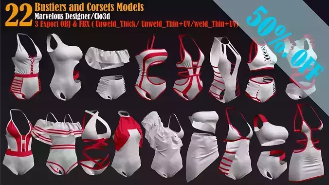 22Bustiers and Corsets Models