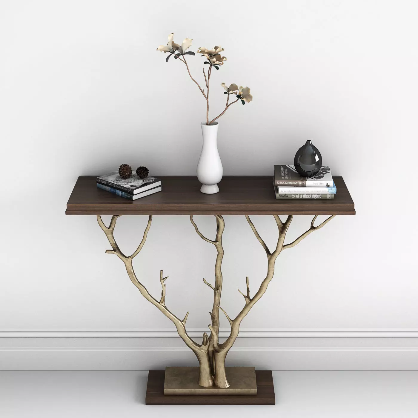 Tree Console Table 3D model_0
