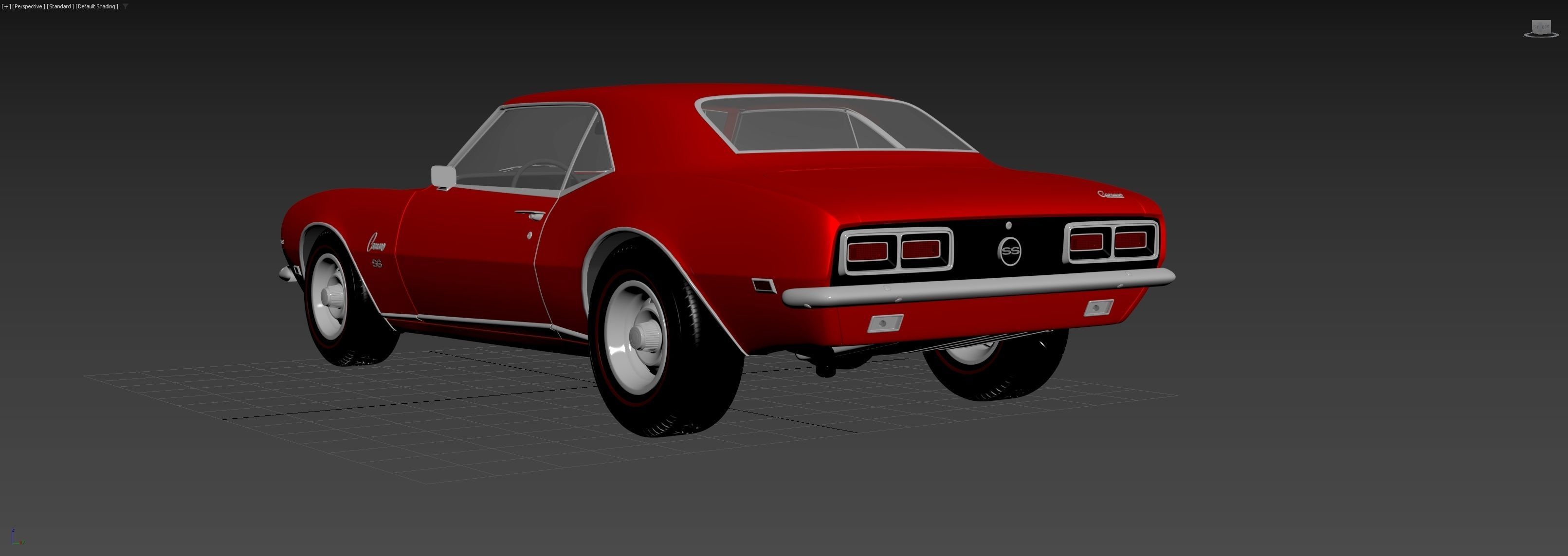 1967 Camaro  3D model_2