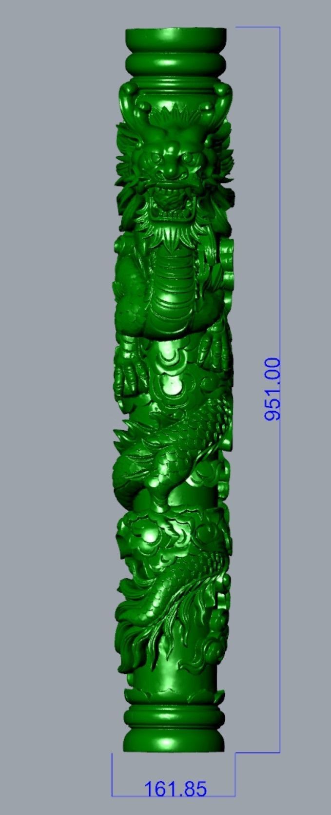 Dragon Pillar 3D print model_5