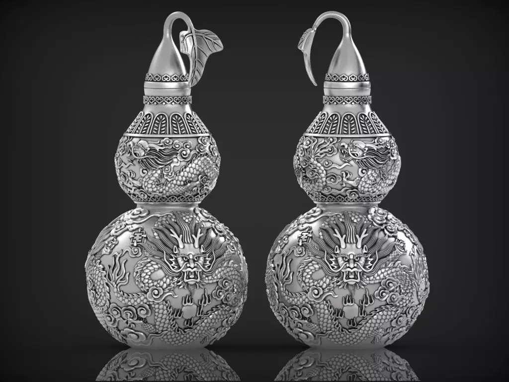 Dragon Gourd 3D print model_0