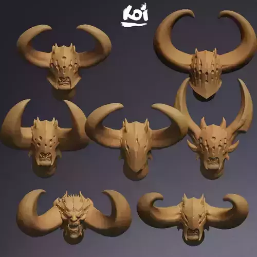 Goreclaw Raiders - Helmet set 3D print model