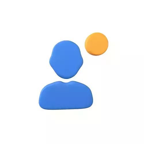 Friend Invitation Icon V1 005 Low-poly 3D model