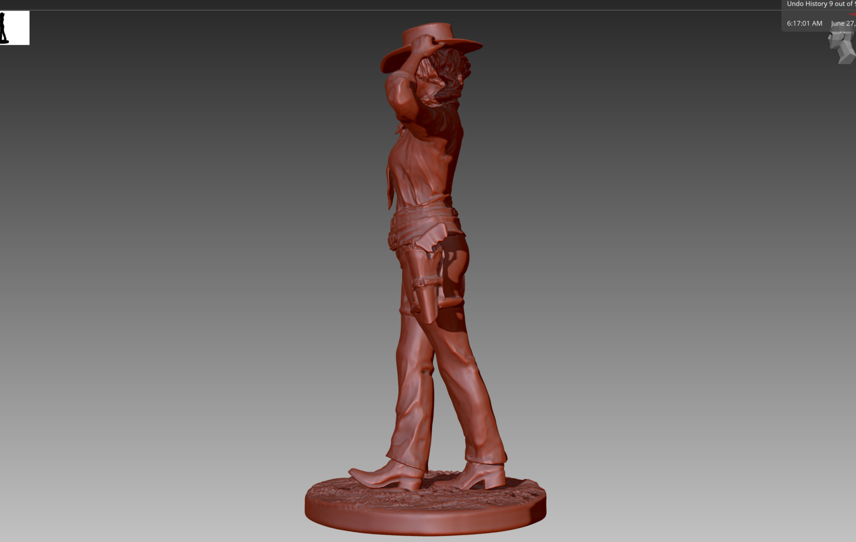 Red Dead Redemption 2 - Sadie Adler Cowgirl 3D print model_7