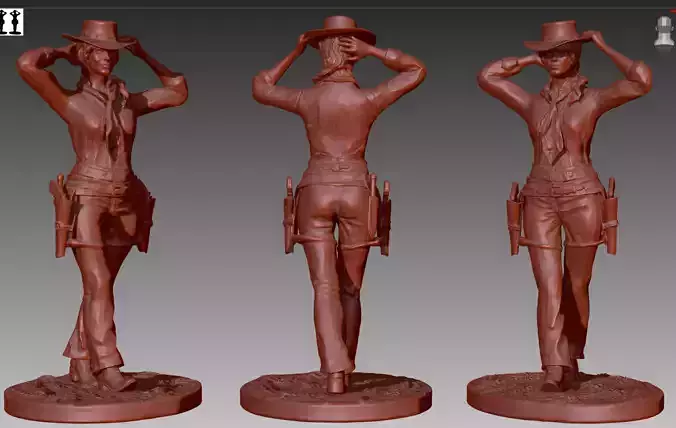 Red Dead Redemption 2 - Sadie Adler Cowgirl 3D print model