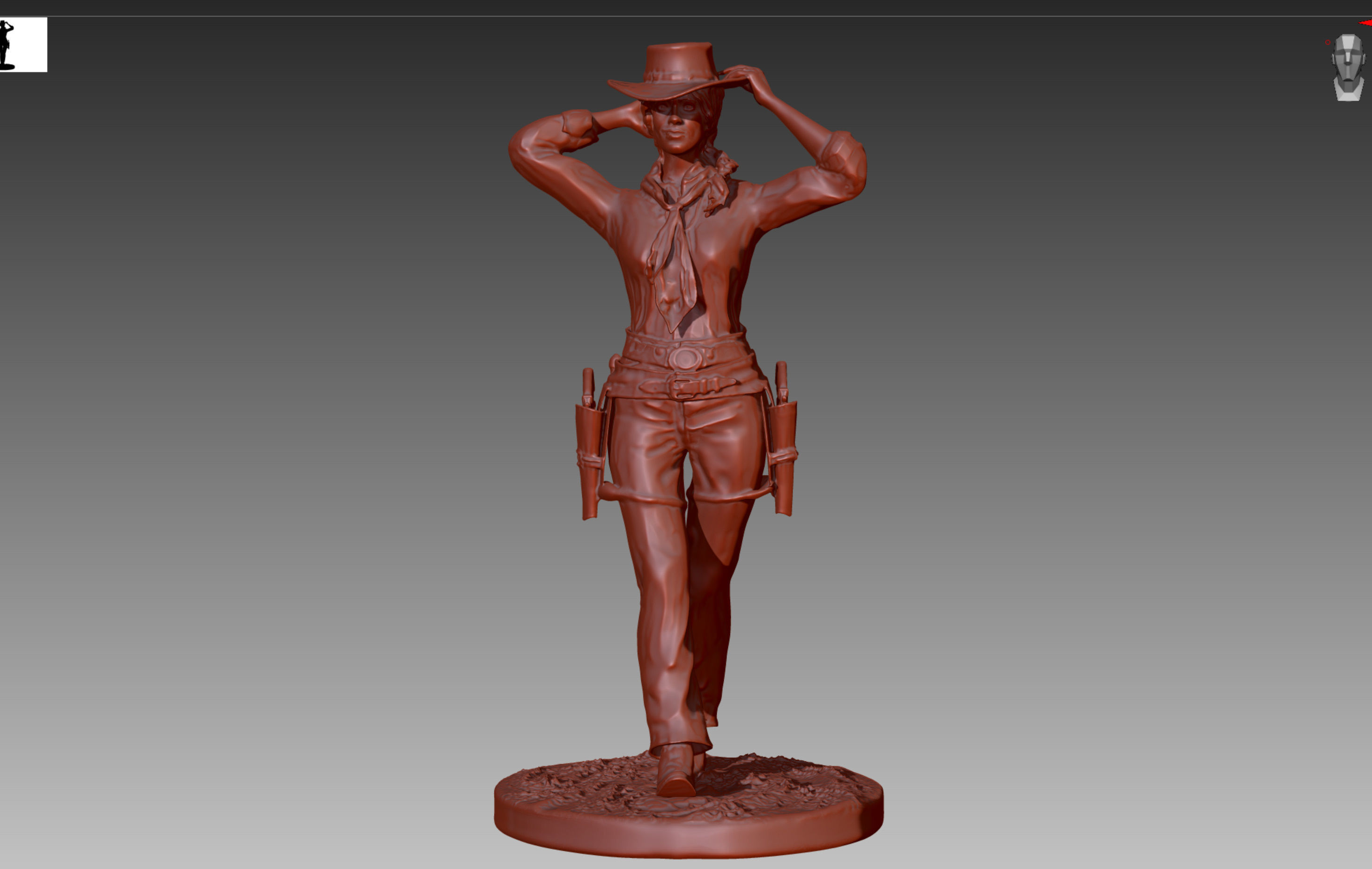 Red Dead Redemption 2 - Sadie Adler Cowgirl 3D print model_5