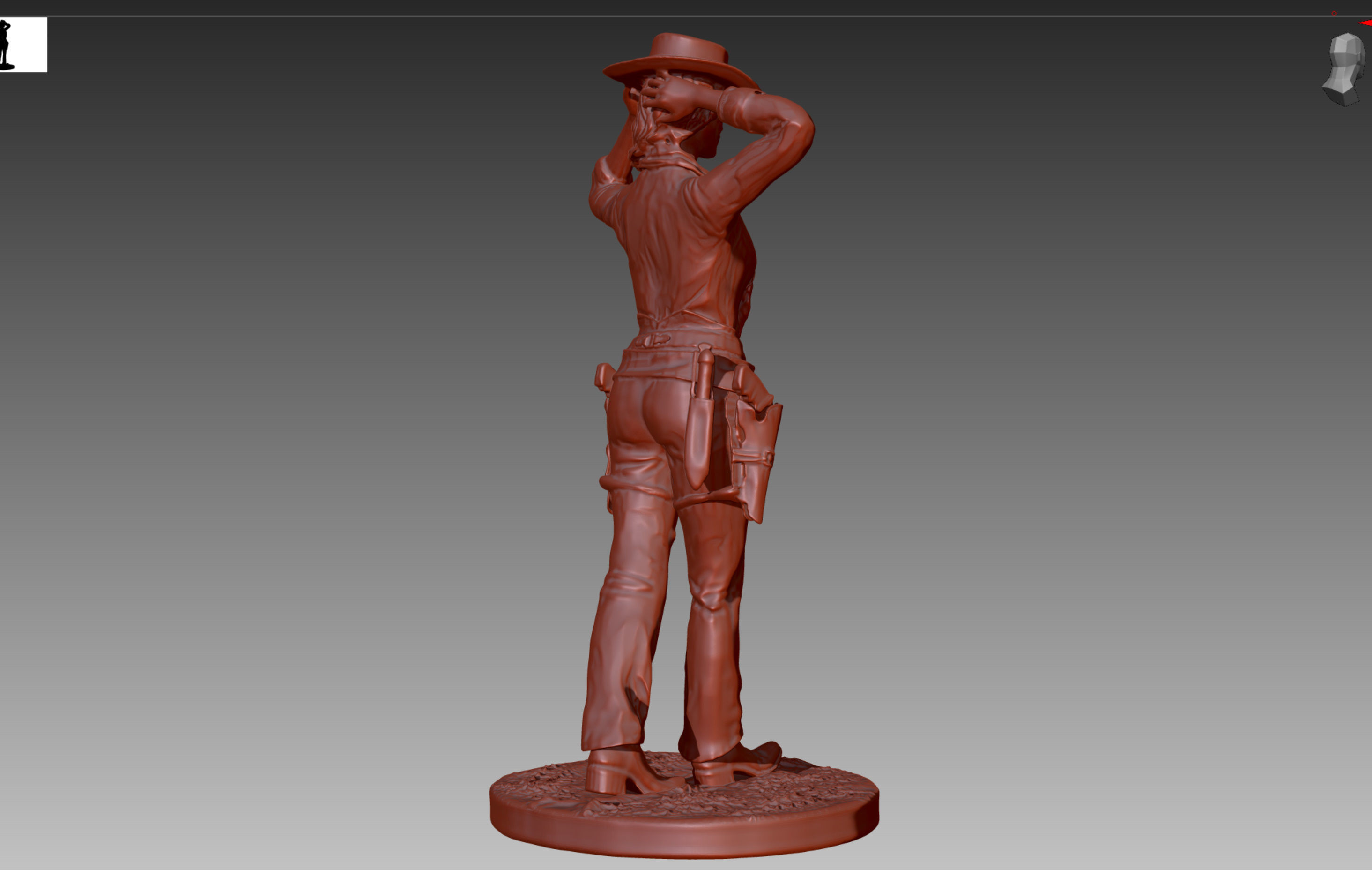 Red Dead Redemption 2 - Sadie Adler Cowgirl 3D print model_10