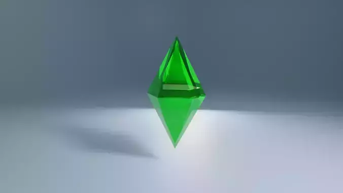 Plumbob Low-poly 3D model
