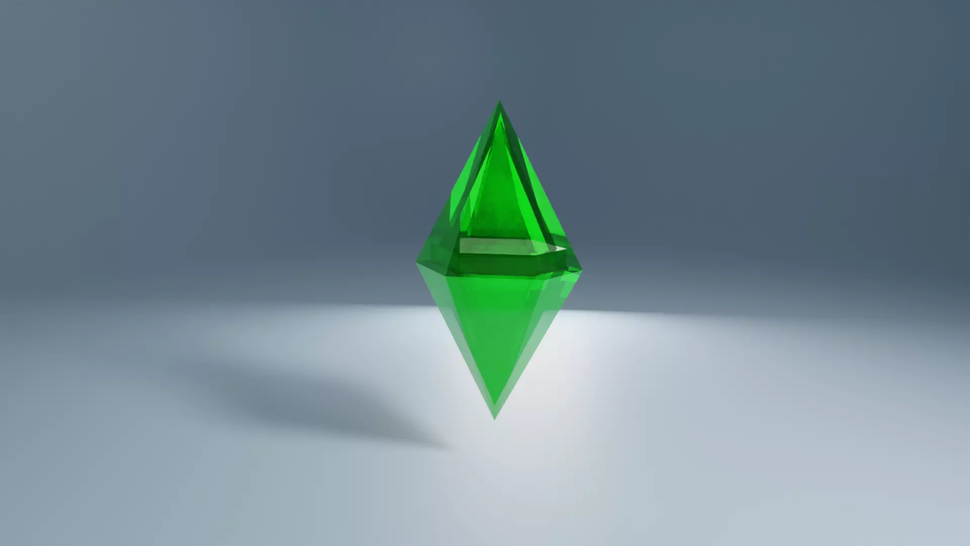 Plumbob Low-poly 3D model_0
