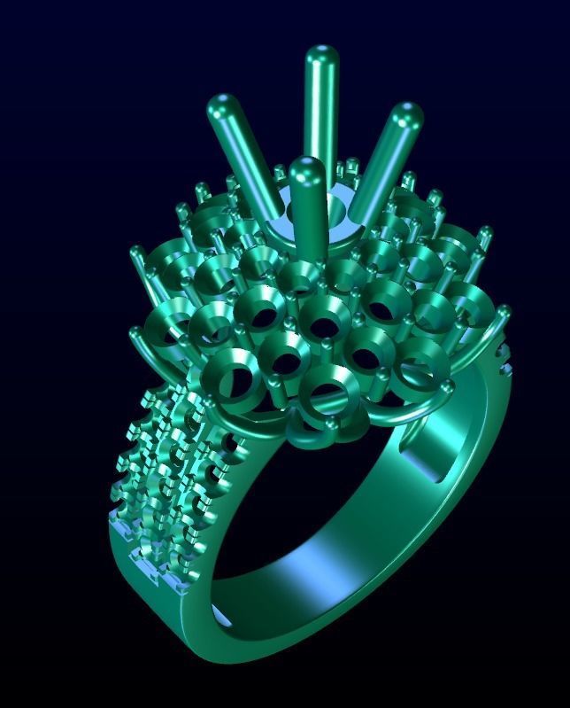 Engagement Ring 13 3D print model_8