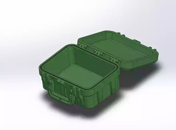 Strong and Printable Storage Carry Case 3D print model