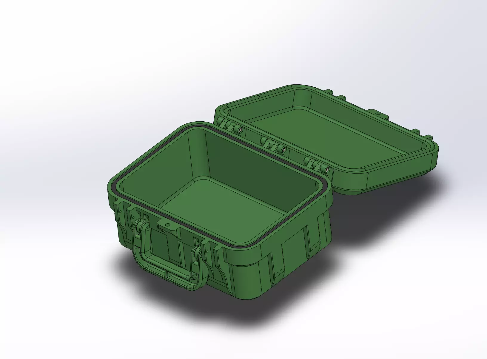 Strong and Printable Storage Carry Case 3D print model_0