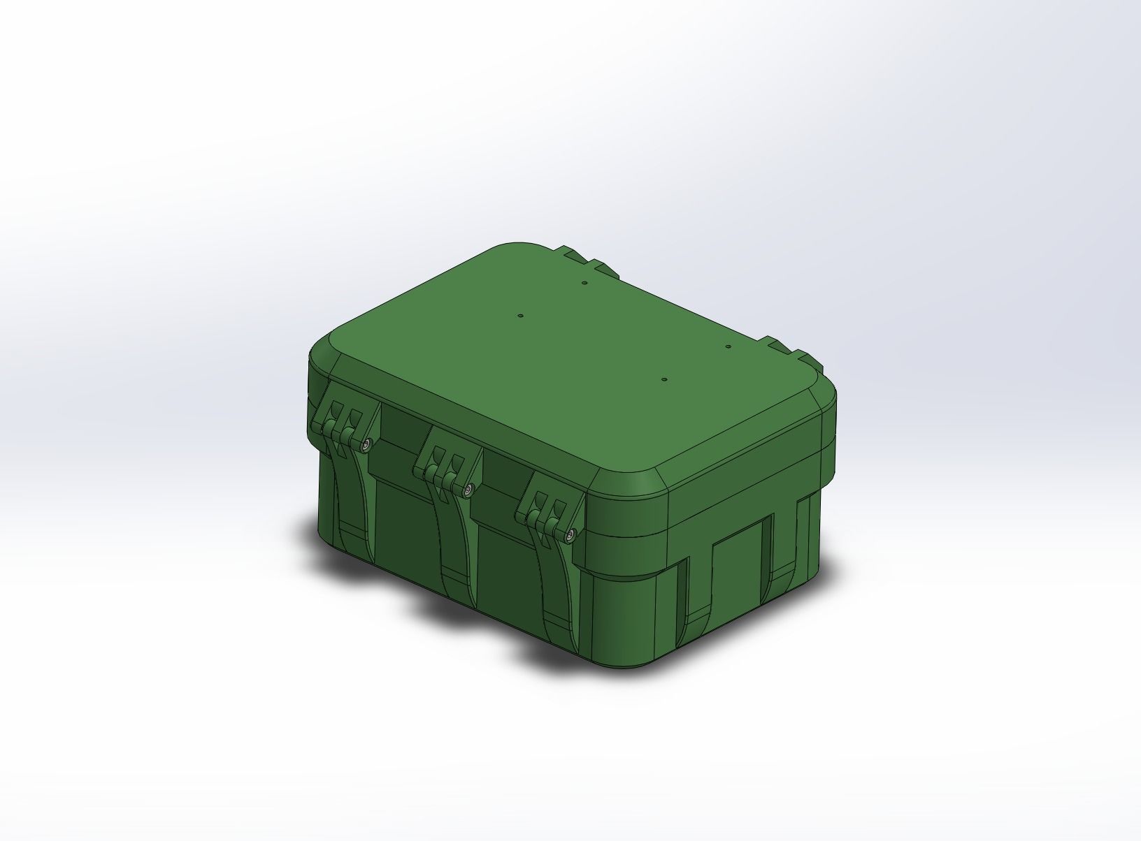 Strong and Printable Storage Carry Case 3D print model_2