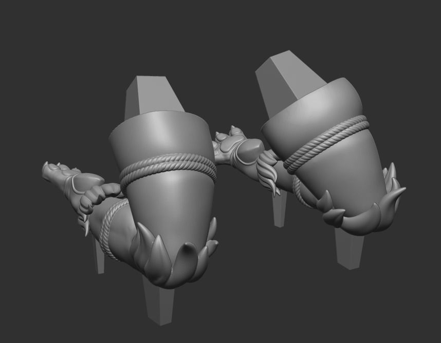 lopunny Tied Pokemon BDSM - 4 Furry Variations 3D Print Model 3D print model_21