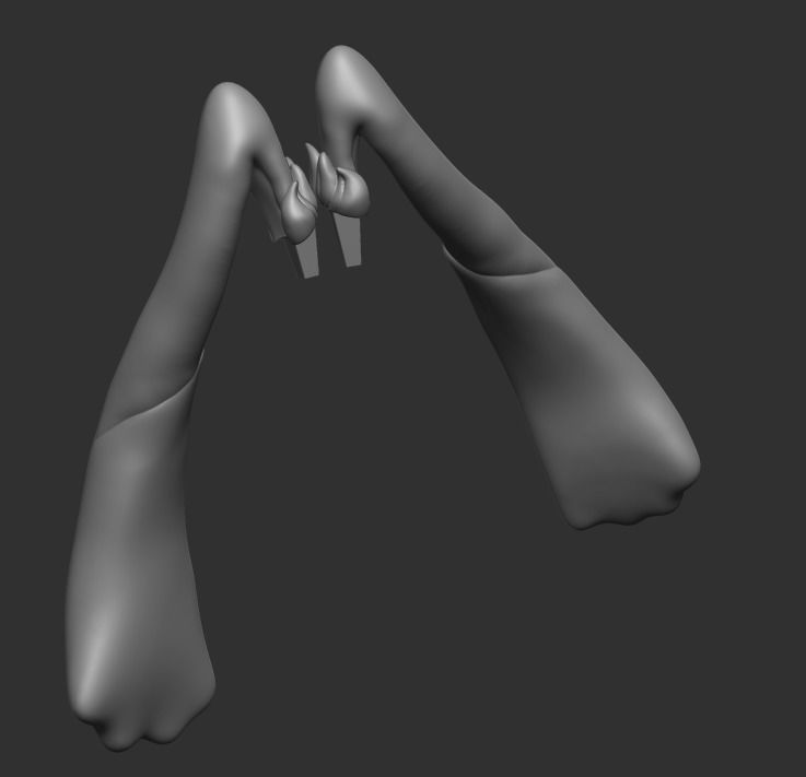 lopunny Tied Pokemon BDSM - 4 Furry Variations 3D Print Model 3D print model_19