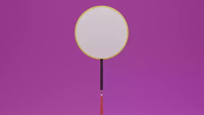 Chinese Traditional Palace Round Hand Fan
