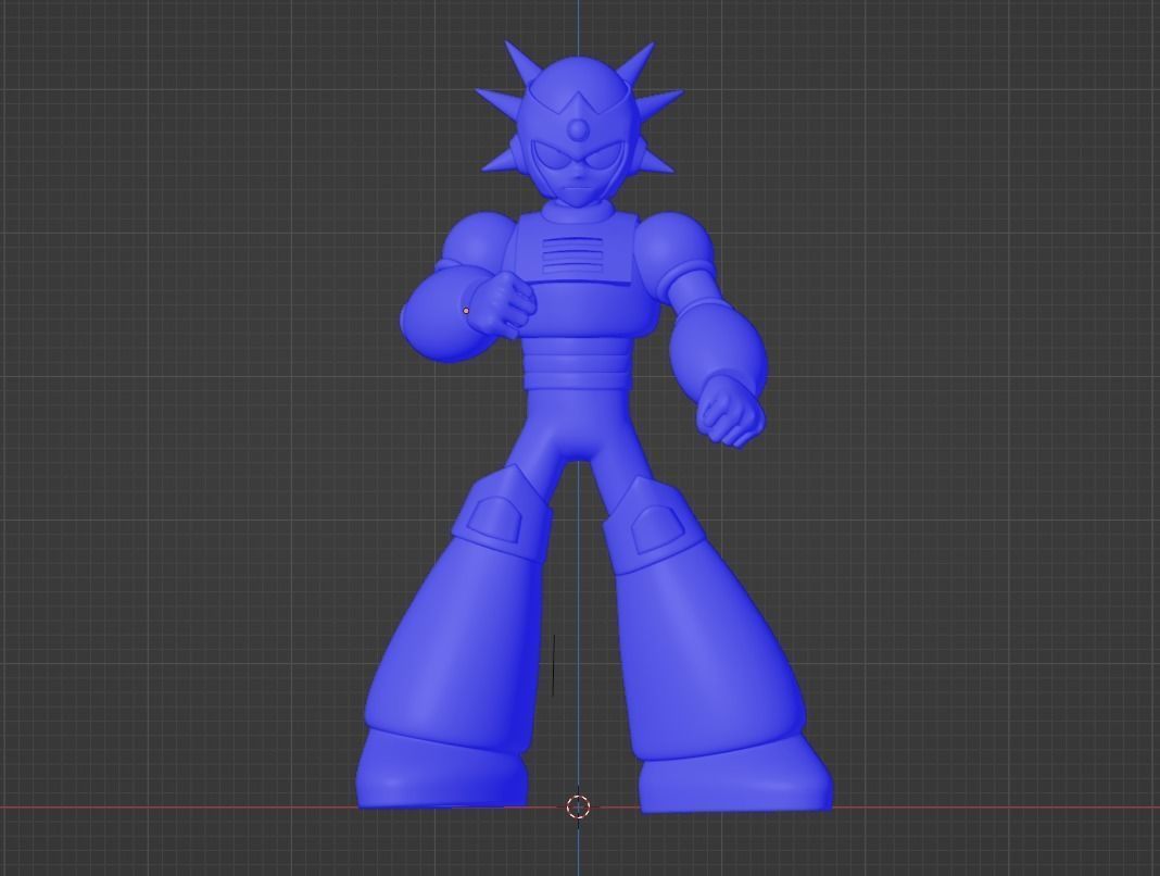 Mercury Mega Man V 3D 3D model_11