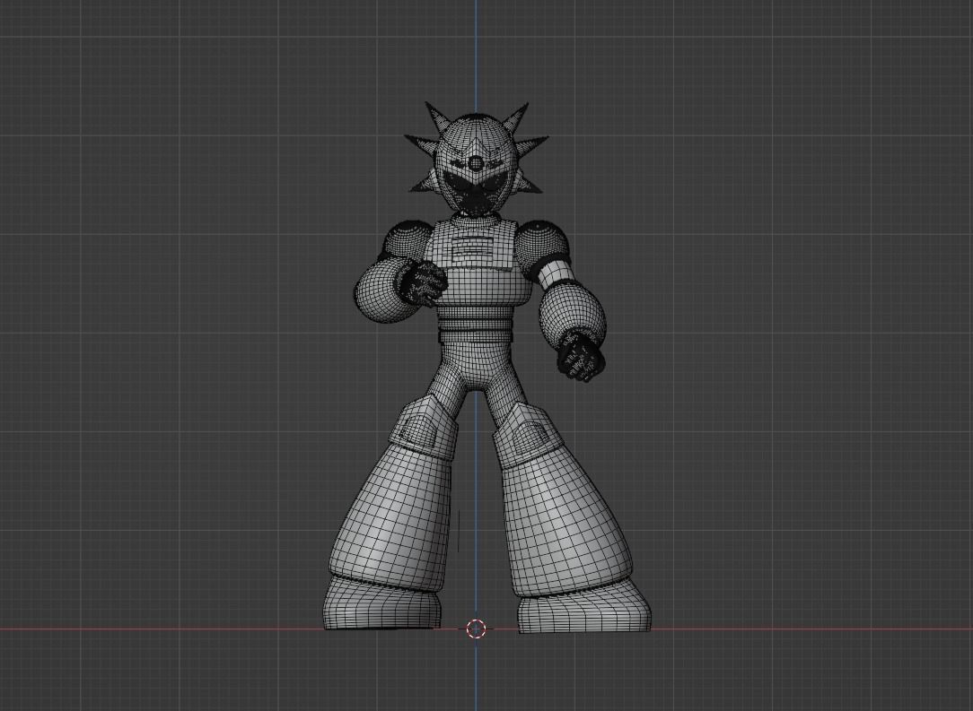 Mercury Mega Man V 3D 3D model_7