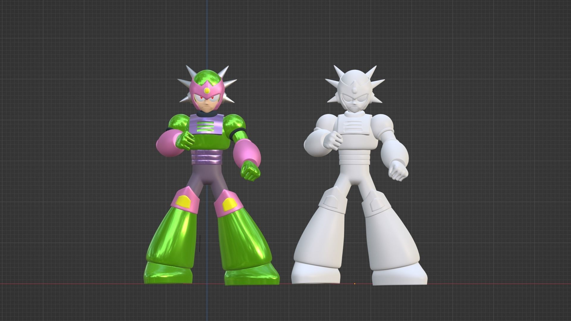 Mercury Mega Man V 3D 3D model_13