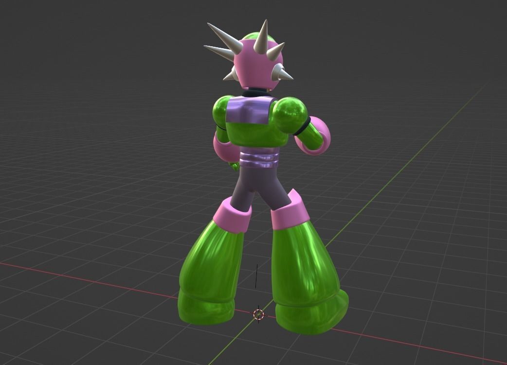 Mercury Mega Man V 3D 3D model_4