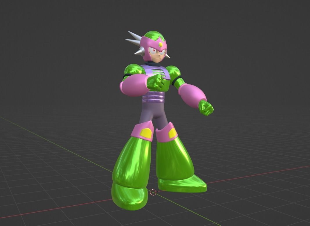 Mercury Mega Man V 3D 3D model_3