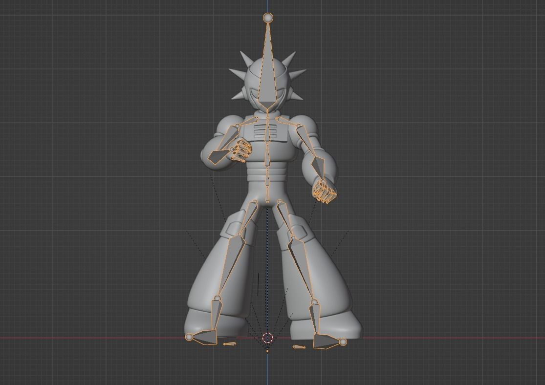 Mercury Mega Man V 3D 3D model_12