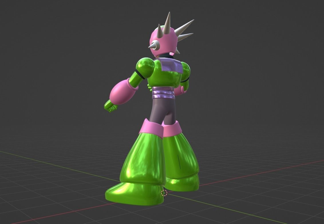 Mercury Mega Man V 3D 3D model_5