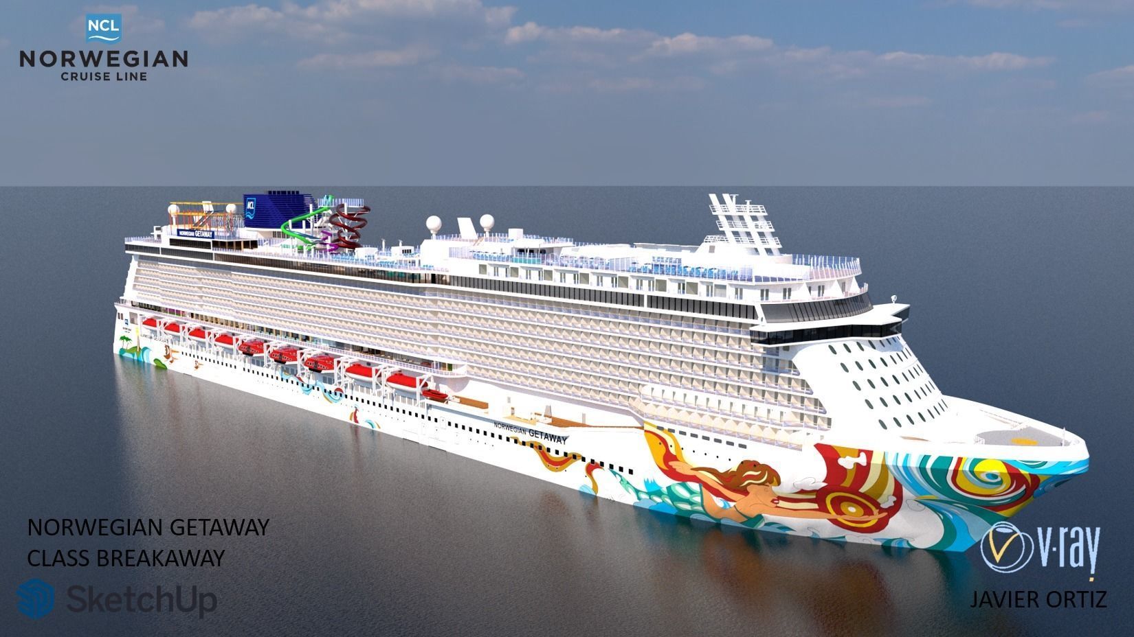 NORWEGIAN GETAWAY 3D model_4